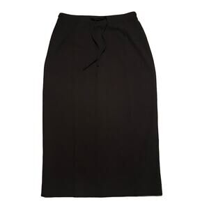 KENNETH COLE Black Midi Skirt XS S